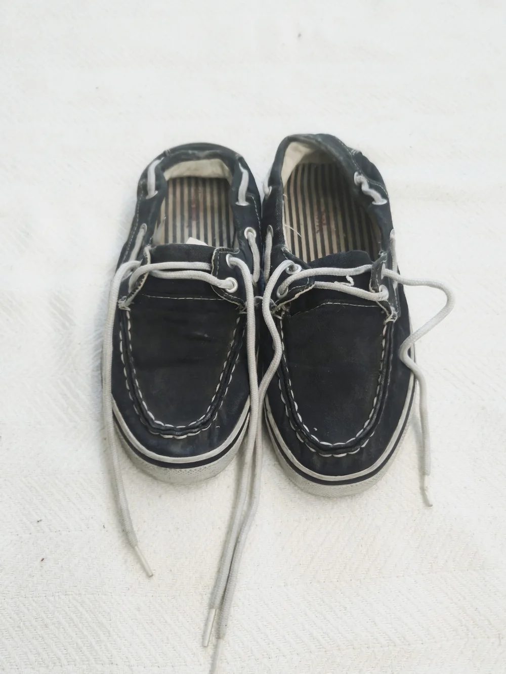 Thom Macan Boat Shoes with White Laces